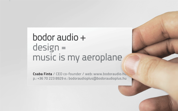 Thiết kế nhận diện The Bodor audio